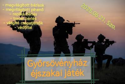 Győrsövényház éjszakai játék 